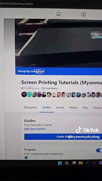 Free Screen Printing Tutorials Available in Myanmar