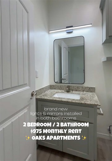 ⭐️ OAKS APARTMENTS ⭐️ • LOCATED IN WESLACO TX - RGV • 2 BEDROOMS / 2 BATHROOMS • $975 MONTHLY RENT • $600 SECURITY DEPOSIT • 1037 SQFT • $300 OFF FIRST MONTHS RENT!! • UNIT INCLUDES: Stove, Refrigerator, Washer & Dryer, 2 Reserved Parking Spaces, Smart Code Deadbolt lock, Small Back patio area • Pet Friendly! * Income & Credit Requirements!! ⭐️ MESSAGE US NOW TO SCHEDULE A VIEWING OR TO APPLY!!! ⭐️ #apartment #rgv #weslacotx #forrent #rentalproperty