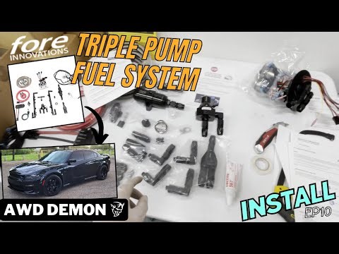 FORE Innovations Triple PUMP Fuel System Install on the AWD DEMON: NTF Ep10