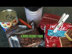 How to make Coconut Almond Fudge🍫
