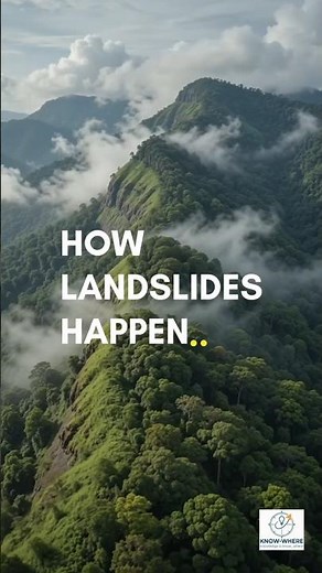 How Landslides Happen 🌧️⛰️ | The Science Behind Slope Failure Explained Simply #failure #landslide