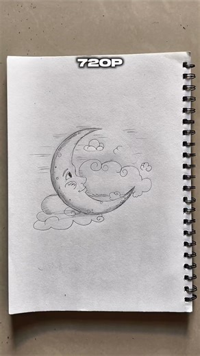 Moon in 1080p #art #viral