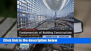 Full version  Fundamentals of Building Construction: Materials and Methods  Review