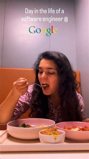 A REAL Day in the Life of a Google SWE in India 🇮🇳 #google #minivlog #reels #softwareengineer