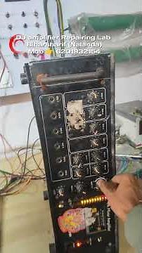 ALTEC 600watt Amplifier load testing process