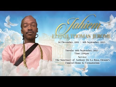 In Loving Memory Of Jahiem Elijah Thomas Jerome