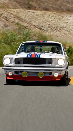 AutotopiaLA on Instagram: "⚠️MARTINI MUSTANG⚠️ Steve Strope, founder of Pure Vision Design in Simi Valley, imagined a world where Ford and the Martini Racing team collaborated in the 1960s. He asked: what if a ’66 Mustang had Martini’s iconic livery and a potent racing engine under the hood? Thus was born the Martini Mustang T-5R, a fictitious—but stunningly realistic—restomod that merges American muscle with European racing style… check out the full video on our channel at 5PM and a HUGE thanks