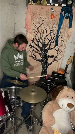 Drumming on the cowbells. 🥁 #drums #cowbell #drummer