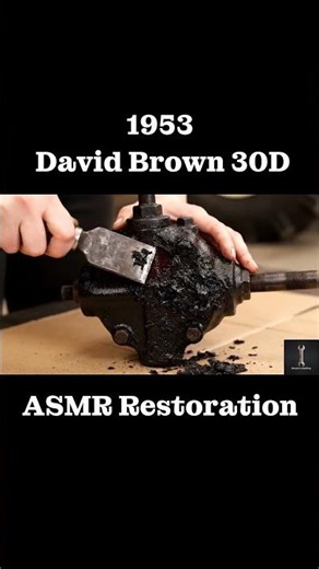 ASMR Full Restoration: Abandoned 1953 David Brown Tractor 🚜 #shorts