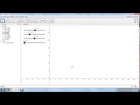 GeoGebra Projectile Modeling