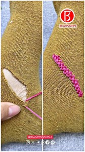 450K views · 1.1K reactions | Using a needle and thread, neatly mend a torn sock hole Episode 2180 Follow My Page Facebook : Bilochpuratips 2 Diy . . . . . . #bilochpuratips2diy #bilochpuratips #needlework #sewing #fblifestyle #reels . | Bilochpuratips 2 Diy | Facebook