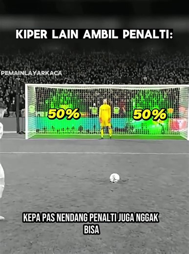 Kiper Lain Ambil Penalti Kiper Ini 🤯