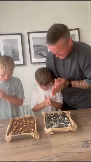 Nicole ysanne on Instagram: "When your kids steal your recipe video….and your heart 💕🍫 I made brownies the other day and, as usual, my boys patiently waited (mostly 😅) for me to film the cutting shot before diving in. But this time, I had to leave them much longer than usual. When I got home, I saw they’d already cut into them—totally out of character! I asked what happened, and suddenly they were all smiles and giggles. Then Dan pulls out his phone… they had filmed their own version of the r
