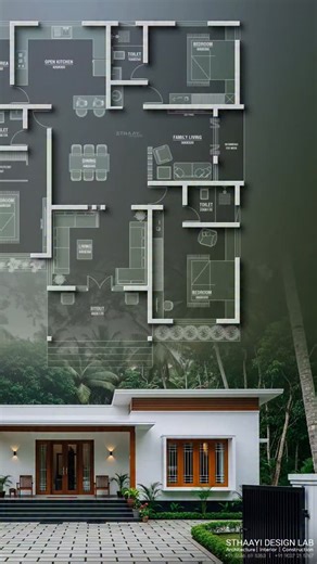 𝐒𝐓𝐇𝐀𝐀𝐘𝐈 𝐃𝐄𝐒𝐈𝐆𝐍 𝐋𝐀𝐁 on Instagram: "✨ Your Home Begins Here,Thoughtfully Planned for Everyday Living ✨ A beautifully designed 3BHK home where smart planning meets comfort and style. From seamless circulation to well-zoned private and common spaces, this layout is crafted to make daily life easier, brighter, and more meaningful for modern Kerala families. 🏡 Specification • 3BHK • Area: 1747 sq.ft • Practical, family-friendly layout 👥 Mention your buddy who’s about to start their d