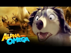 'Trapped in the Stampede' Scene | Alpha and Omega | Justin Long, Hayden Panettiere, Christina Ricci