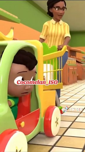 Cocomelon Poems JJ and Cody's shopping car Race! #kids #cocomelon #viral #dance #song #foryou #car #shopping
