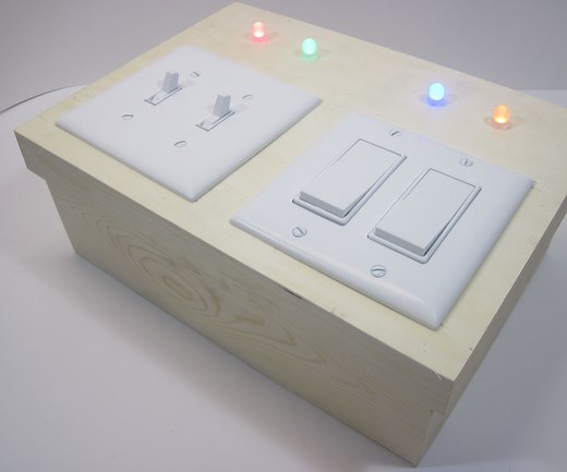 Child's Toy Light Switch Box