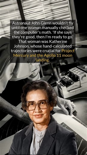 694K views · 38K reactions | Meet the human computer whose math sent astronauts to the Moon. | History Vault | Facebook
