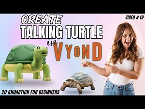 Dive into Animation: Create a Talking Turtle in Vyond | Beginner's 2D Animation Tutorial Series