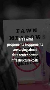 What opponents and proponents say about a data center development
