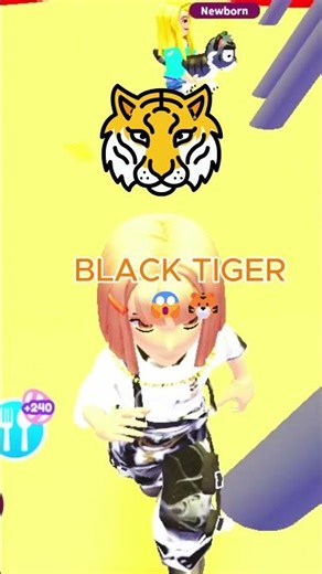 I FOUND A SECRET TRICK WITH THE BLACK TIGER?! | Adopt Me 🐯✨ #roblox