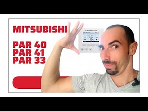 MANUAL paso a paso MANDO MITSUBISHI termostato Control: PAR 40 MAA | PAR 41 MAA | PAR 33 MAA