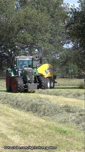 Fendt 724 + New Holland BigBaler | Pressing Bales | BMWW Agriservice