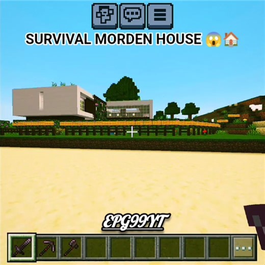 SURVIVAL MORDEN HOUSE 😱🏠#minecraft#roblox#gaming#voiceacting#ishamalviya#viral#house