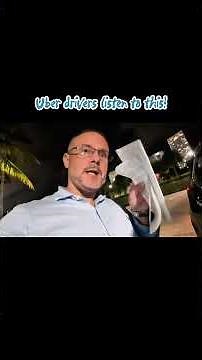 Uber drivers listen to this about the BLUE Uber neon sign..