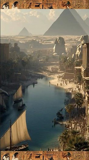 The Ancient Land of Light and Stone #pharaohs #pyramidsofegypt #ancientcivilization #ancientegypt