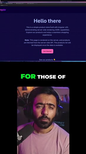 Angular: When to Pre-render Instead of SSR Not every page in your Angular app needs full Server-Side Rendering (SSR). So when should you use Pre-rendering (SSG) instead? This video breaks it down. We show why Pre-rendering is the perfect strategy for content that doesn't change often, such as: ✅ Product detail pages ✅ Blog posts & articles ✅ Newsletters & documentation Watch the entire video here: https://www.youtube.com/watch?v=Xf2VnCOxzSc Check out my new book on Amazon "Mastering Angular Sign