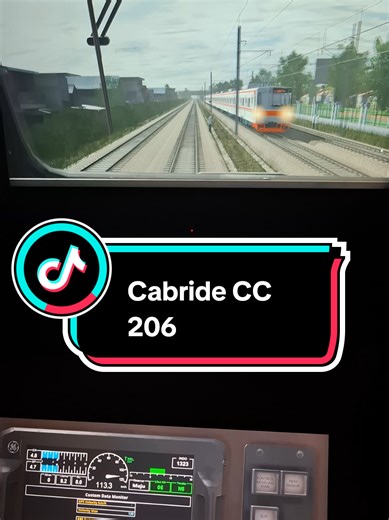 Cabride Lokomotif CC 206 E-Simulation Pro Indonesia #trainz #keretaapiindonesia