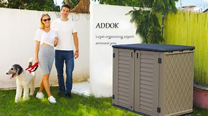Watch ADDOK Horizontal Storage Shed Coffee on Amazon Live