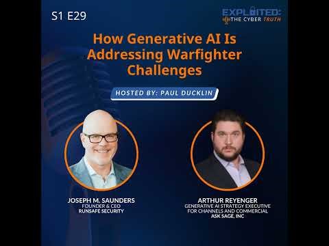 How Generative AI Is Addressing Warfighter Challenges
