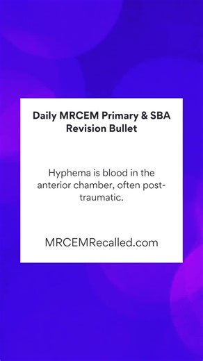 @mrcemrecalled on Instagram: "Visit MRCEMRecalled.com for Recalled MRCEM Primary & SBA Exam Questions and Condensed Revision Notes. ✅ #MRCEM #MRCEMPrimary #MRCEMSBA #EmergencyMedicine #MRCEMExam #RCEM #FRCEM #MRCEMRevision"
