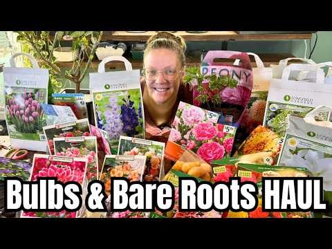 🌷 HUGE Spring Bulb & Bare Root Haul | Big Planting Plans 🌱