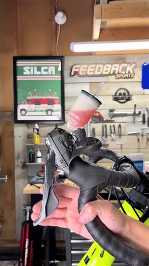 Brake bleeding #shimano #cycling cyclist #diy #short #fyp