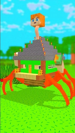 Herobrine's Walking House#minecraft