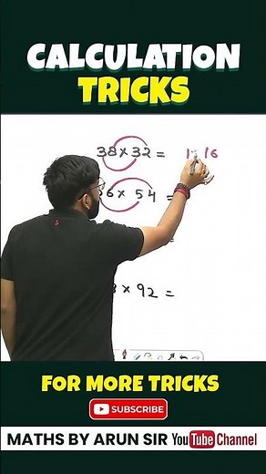 Math Tricks For Fast Calculation | Mathematics Tricks | Maths Tricks By Maths Arun Sir |