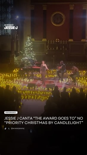 Acesso Jessie J on Instagram: "🎥 Jessie J performando “The Award Goes To” no Priority Christmas by Candlelight, em Londres. ✨🎄 ©️ isthathollyp"