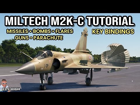 Miltech Simulations M2K-C Tutorial | Weapons, Flares, Parachute | Microsoft Flight Simulator | MSFS