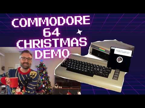 Experience the magic of a 1982 Commodore 64 Christmas demo—pure retro fun awaits!