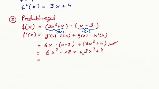 Übersicht aller Ableitungsregeln   25 Beispiele