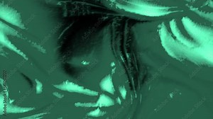 Blue and green spots. Motion. A thick mixture made in computer graphics that spreads everywhere