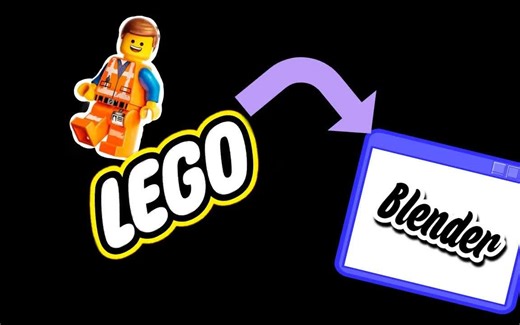 iBlender中文版插件Mecabricks 教程现代乐高动画！ |Blender Blender