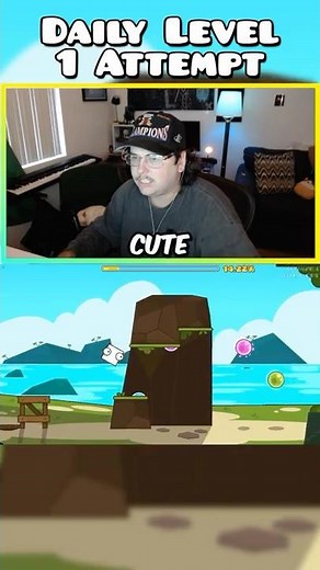 Thats NOT My Cube! #geometrychallenge #geometrydash #shorts