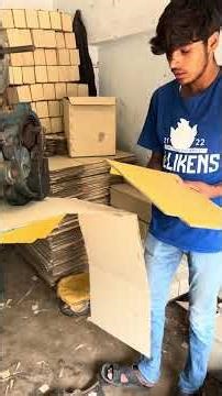 Beautiful process making paper box #rajputknives