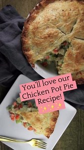 964K views · 884 reactions | Homemade chicken pot pie is the definition of comfort food! This savoury, delicious recipe features the classic filling of chicken and vegetables in a buttery, flaky crust. Serve this pie piping hot with a simple side salad for a complete and satisfying meal. https://ow.ly/Ki4C50QSysy | Williams Food Equipment | Facebook
