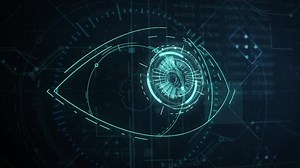 Futuristic Techno 4k Background Eye Cyber Stock Footage Video (100% Royalty-free) 1061104081 | Shutterstock