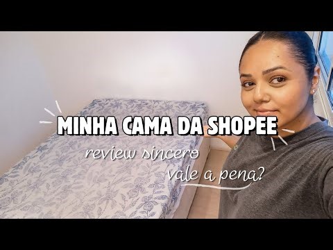 CAMA BOX BAÚ E COLCHÃO Shopee | R$: 1.292,60 vale a pena? ✨